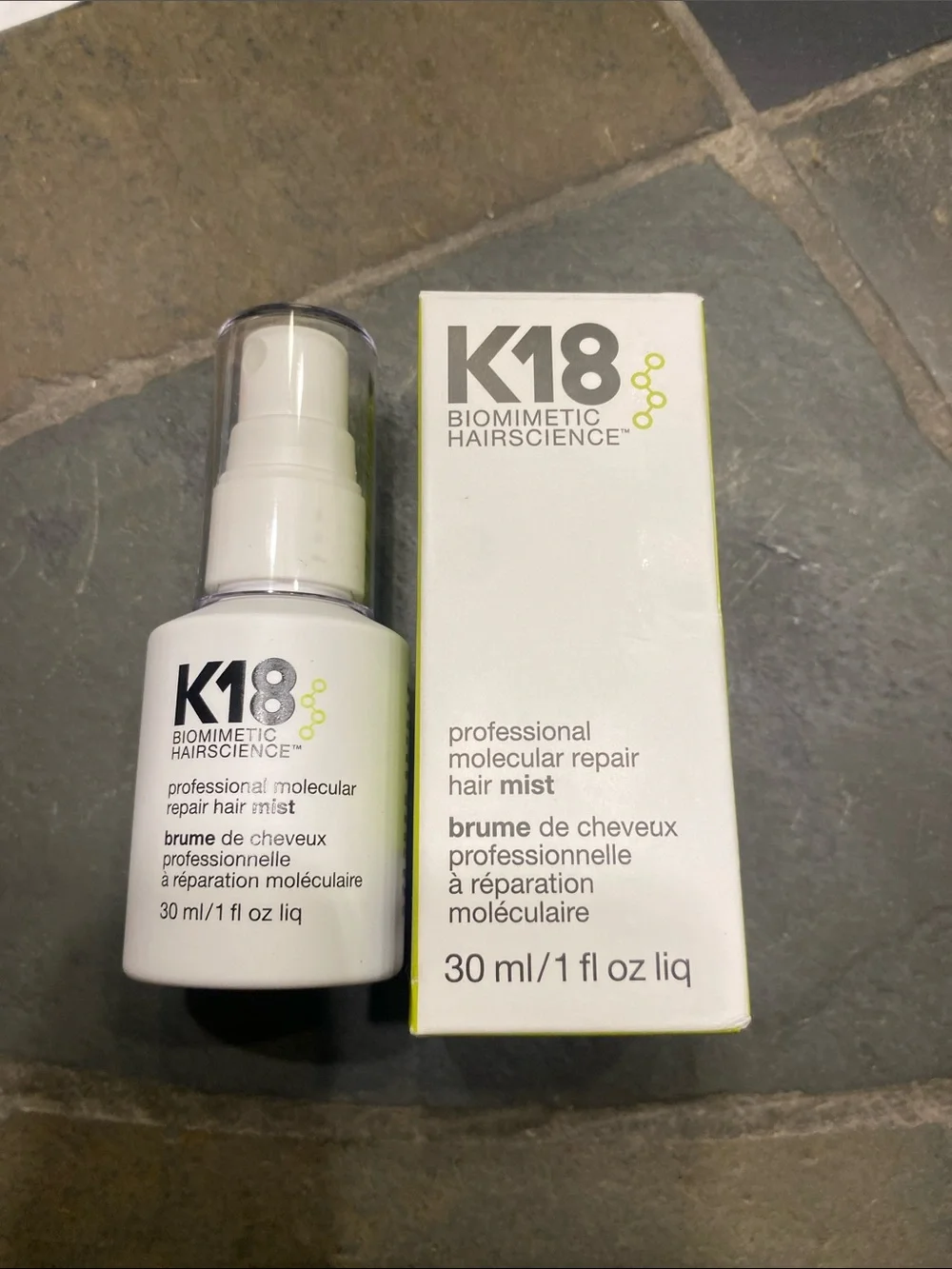 K18 Professional Molecular Repair Hair Mist — White